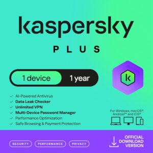 Kaspersky Plus (WIN / MAC / ANDROID / IOS) – Digital License Key